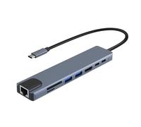 Multiple Device Compatible Type C Hubs With 4K HDMI2.0 USB And Charging Ethernet Port For Enhanceds Connectivitys