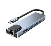 Multiple Device Compatible Type C Hubs With 4K HDMI2.0 USB And Charging Ethernet Port For Enhanceds Connectivitys