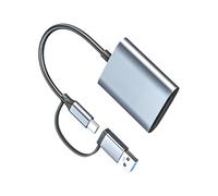 Multiple Device XQDs Reader USB Type C & A Port For Laptops Desktops Optimized For High Capacity Memory Cards Professional Photography Card Reader