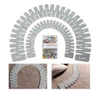 Multiple Directional Silicone Sewing Guide for Curved Edging Profession Hemming Ruler with Pre Marking Positioning Holes Hemming Ruler