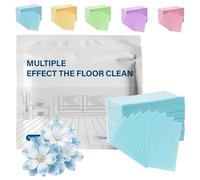 Multiple Effect The Floor Clean and Multi-Effect Floor Cleaning Sheets for Home Kitchen Mopping, Tile Wood Laminate Hard Surface Cleaning Pack, Convenient Daily Maintenance (Blue-60Pcs)