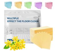 Multiple Effect The Floor Clean and Multi-Effect Floor Cleaning Sheets for Home Kitchen Mopping, Tile Wood Laminate Hard Surface Cleaning Pack, Convenient Daily Maintenance (Yellow-60Pcs)