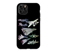 Multiple F-14 Tomcat Jet Fighters Full Spectrum Colorful Case for iPhone 11 Pro