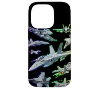 Multiple F-18 Jet Fighters Full Spectrum Case for iPhone 14 Pro