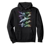 Multiple F-18 Jet Fighters Full Spectrum Pullover Hoodie