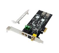 Multiple Format Digital Sound Card with SPDIF Fiber Interfaces and 44.1kHz/96kHz Signals Processing CM108AH PCIe Sound Card