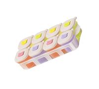 Multiple Framework Baby Food Storage Box Not Deadly Elastomer Canisters for Homebrewed Puree Soup Easy Portion Control Complimentary Silicone Infant Food Dishes
