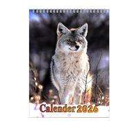 Multiple Fun Monthly One-Page Planners Available | Creative Landscape and Animal Calendars for Offices and Homes, 2026 Wall Calendars Fun Office, Family, Friend Gift Collection
