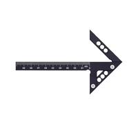 Multiple Functional Aluminum Center Scriber Ergonomic Woodworking Rulers Upgrades for Straight Lines & 45 Degree Angles Multiple Functional Builder Measuring Tool