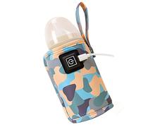 Multiple Functional Milk Powder Thawing Bag USB Charging Capability Fashion Ergonomic Shoulder Strap for Active Households USB Warmed Infant Bottle Bag