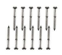 Multiple Guitar Compatibility Locking Screw 12pcs Corrosions Resistant Construction for Reliability String Tension Professional Grade Guitar Accessories