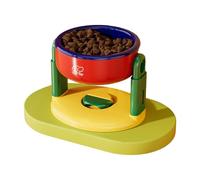 Multiple Height Dog Feeding Station With Feeders Bowl Features For Easy Cleaning Bright Color Adjustable Pet Feeders