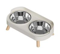 Multiple Height Dog Feeding Station with Feeders Bowl Splash Proof Features for Easy Cleaning Bright Color Stainless Steel Pet Bowl