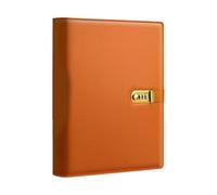 Multiple Layer Card Slot File Folders with Secure Metal Birth Marriage Certificate Passports Vaccines Record Keeper Household Card Holders Case