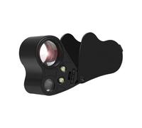 Multiple Magnification Inspector Anti-Fatigue Handle, Aluminum Alloy Frame for Precise Evaluations Jewelry Loupe