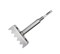 Multiple Materials Electrical Box Hole Cutter Tool Carbon Steel for Wood Dry Wall Renovations with Ergonomic Grip Square Hole Puncher for Electrical Box