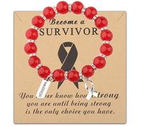 Multiple Myeloma Awareness Bracelets Multiple Myeloma Gift Blood Cancer Warrior Survivor Bracelet Jewelry, M, Stainless Steel, no gemstone