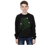 Multiple Neon Logo Sweatshirt David Bowie Black 3-4 Years