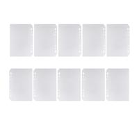 Multiple Pack Rimed Presentation Division Panes Field Glasses Hoop Binders and Academic Materials Green Clip Dividers Size