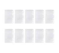 Multiple Pack Rimed Presentation Division Panes Field Glasses Hoop Binders and Academic Materials Green Clip Dividers Size