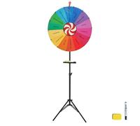 Multiple Part Prize Spinner Set Physical Tap Ceases Commercial Grade PVC Face Consistent Structure for Crowd Contests