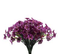 Multiple Pcs Artificial Flowers, Artificial Flowers In Vase, Artificial Flowers Pink and White, Pink Roses Artificial Flowers In Vase, Artificial Flowers for Centre Table Decoration with White Vase