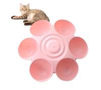 Multiple Pet Bowl Safe Flower Petals Shaped Six Dishes