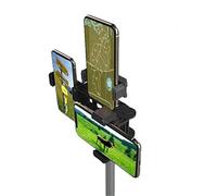 Multiple Phone Bracket Set for YouTube Video or Live Streaming. Compatible with Mounting Smartphones, Ring Lights and Microphones to Tripods, Monopods, Selfie Sticks or Even Bike Handle Bars