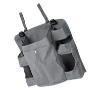 Multiple Pocket Hanging Storage Organizers for Baby Bed Nursery Organization with Adjustable Straps and Sustainable Fabric Hanging Diaper Holders