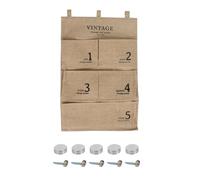 Multiple Pocket Wall Mount Storage Organizers Wall Mounted Storage Bag Cloth Bag For Space Saving In House Decluttering Tool
