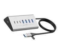 Multiple Port Splitter USB3.0 Type C Docking Station Multiple 7/10 Slot Plug Hubs Socket Extender Dock Adapter For PC Laptop
