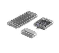 Multiple Protocols Hard Drive Enclosure Featuring Direct Plugs Structure and Durability ABS Protective Shell Tool Less Installation Hard Drive Case