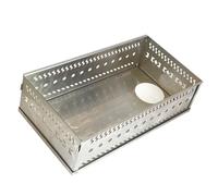 Multiple Purpose Bending Flame Basket 300mm Rustless Net Steambath Rock Holder Quick Stretch Four Thousand Backpacking and Heating Steambath Basket