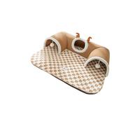 Multiple Purpose Cats Tunnel and Bed Soft Fleece Fabric Game Relax Strong Build Accommodates Several Animals Cats Participatory Tunnel