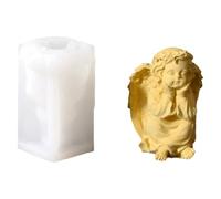 Multiple Purpose Cherubim Sculpture Elastomer Cast for Chocolate Soap Flame Making Flexible Silicone Craft Molds