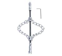 Multiple Purpose Drain Unclogging Chain Tool Flexible Shaft Design with Interchangeable Heads for Various Pipe Diameters Household Pipe Maintenance Chain