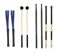 Multiple Purpose Drum Brushes for Drumming Enthusiasts Permanent Polyamide Substance Rhythm Accessories Polyamide Drum Stakes
