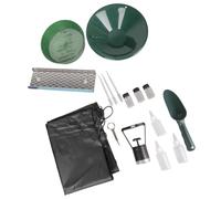 Multiple Purpose Prospecting Tool Set with 12Inch Sluice Box for Shallow Streams and Dredging Operations Thin Sluice Plant House Prospecting