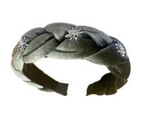 Multiple Scenario Plaited Headpiece Tall Chaplet Comfort Plan Unisex Hair Group for Sports Family Incidents Modifiable Plaited Hairband