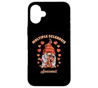 Multiple Sclerosis Awareness Gnome Lover Gift MS Support Case for iPhone 16 Plus