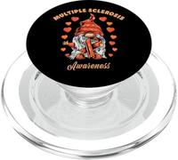 Multiple Sclerosis Awareness Gnome Lover Gift MS Support PopSockets PopGrip for MagSafe