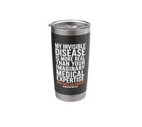 Multiple Sclerosis Awareness Invisible Disease Stainless Steel Insulated Tumbler