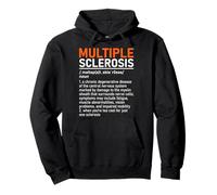 Multiple Sclerosis Awareness MS Definition Warrior Support Pullover Hoodie