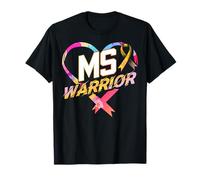 Multiple Sclerosis Awareness MS Warrior Heart Fighters T-Shirt