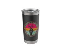 Multiple Sclerosis Awareness | Retro Fighter & Warrior Stainless Steel Insulated Tumbler