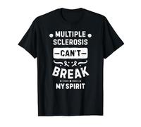 Multiple Sclerosis Can't Break My Spirit Value Graphic T-Shirt, Men, Black, S