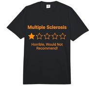 Multiple Sclerosis One Star Review Comfort Colors Adult Heavyweight T-Shirt