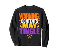 Multiple Sclerosis Orange Awareness Ribbon Sweatshirt