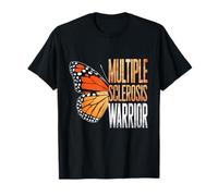 Multiple Sclerosis Warrior Butterfly Orange Ribbon MS T-Shirt