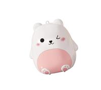 Multiple Section Cartoon Bear Pills Box Portable for Home Office or School Secure Sealed to Travel Pills Organizers